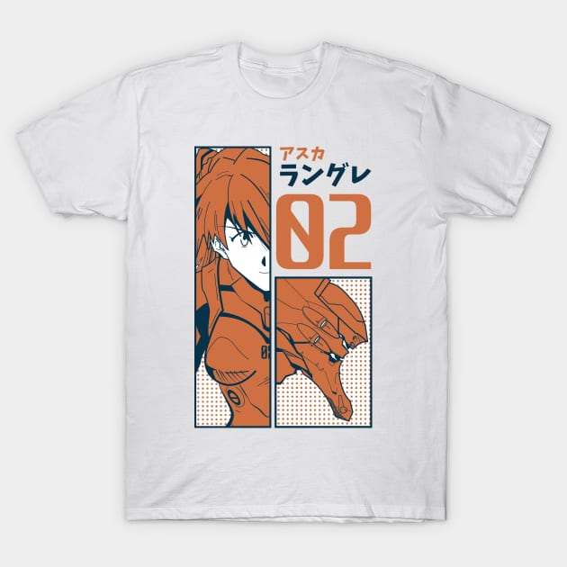 Asuka Evangelion T-Shirt by paisdelasmaquinas